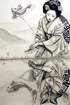 236x353 best geisha drawings images in japanese art, geishas - Geisha Drawing