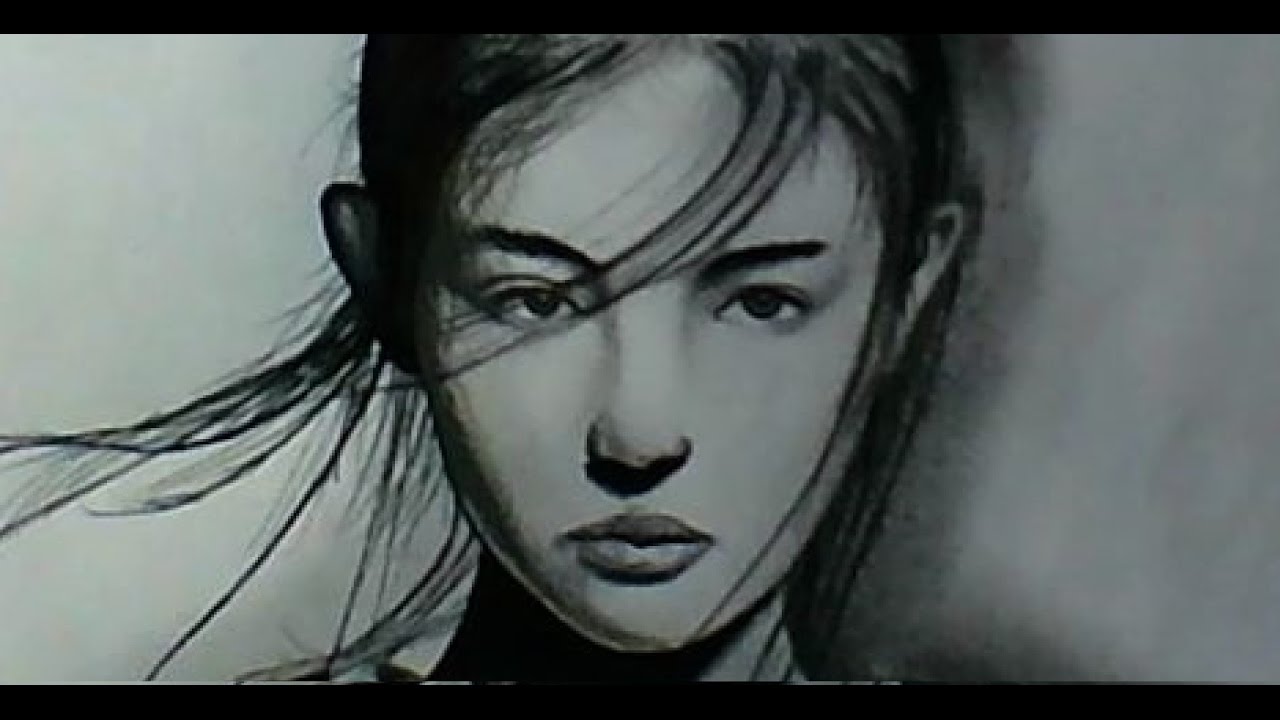 1280x720 Geisha - Geisha Face Drawing