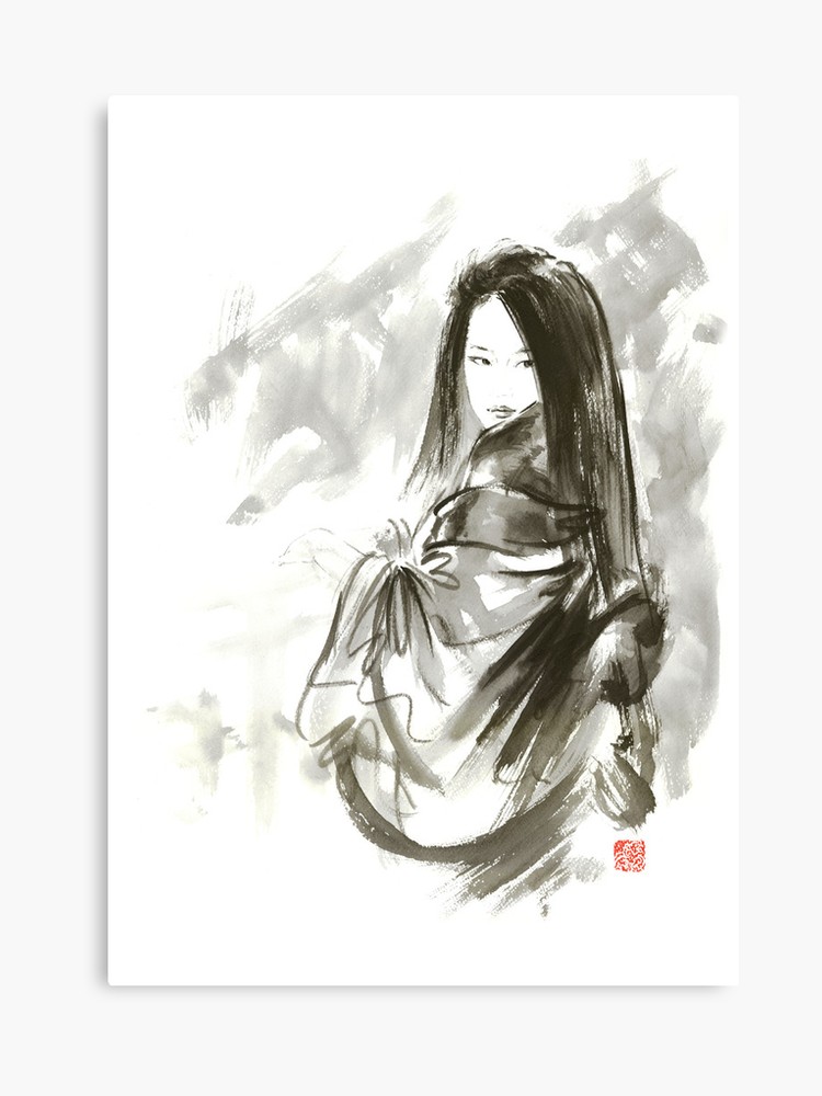 750x1000 Geisha Japanese Woman Beauty Maiko Geiko Portrait Beautiful Face - Geisha Face Drawing