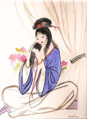 291x400 Geisha Girl - Geisha Girl Drawing