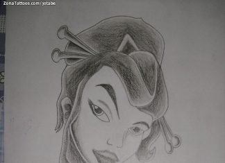 324x235 Geisha Tattoos - Geisha Tattoo Drawing