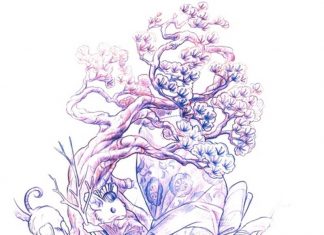 324x235 Geisha Tattoos - Geisha Tattoo Drawing