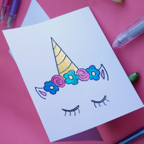 500x500 getting creative with pentel pop gel pens + giveaway - Gel Pen Drawings