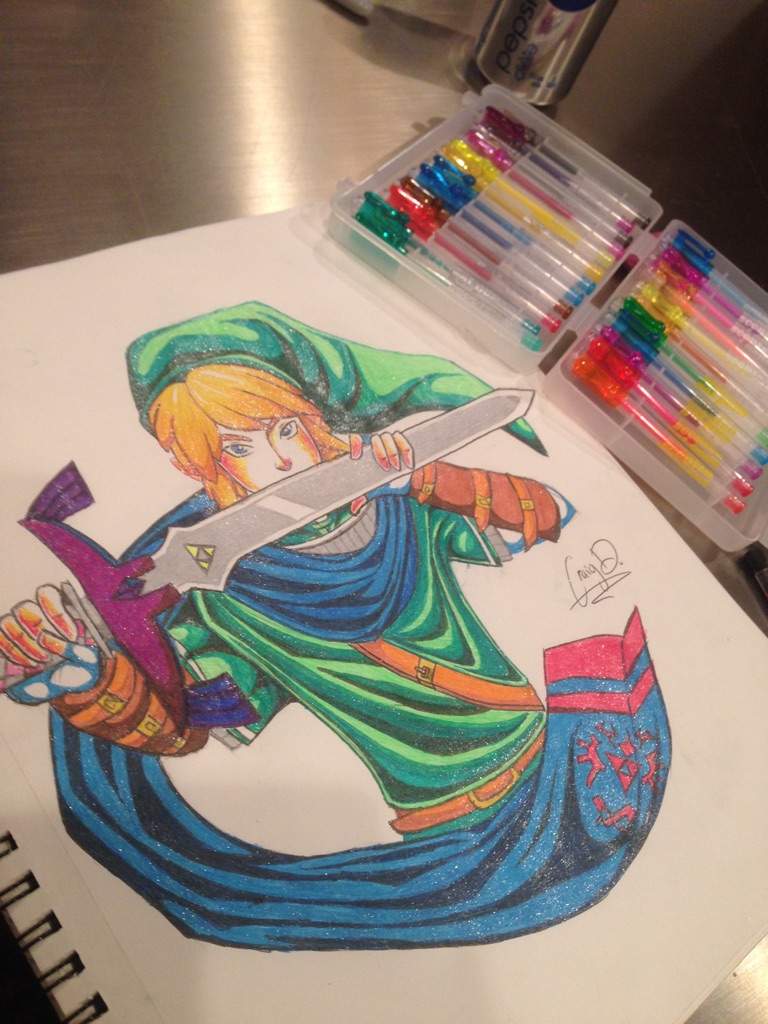 768x1024 hw link and ravio gel pen drawings zelda amino - Gel Pen Drawings