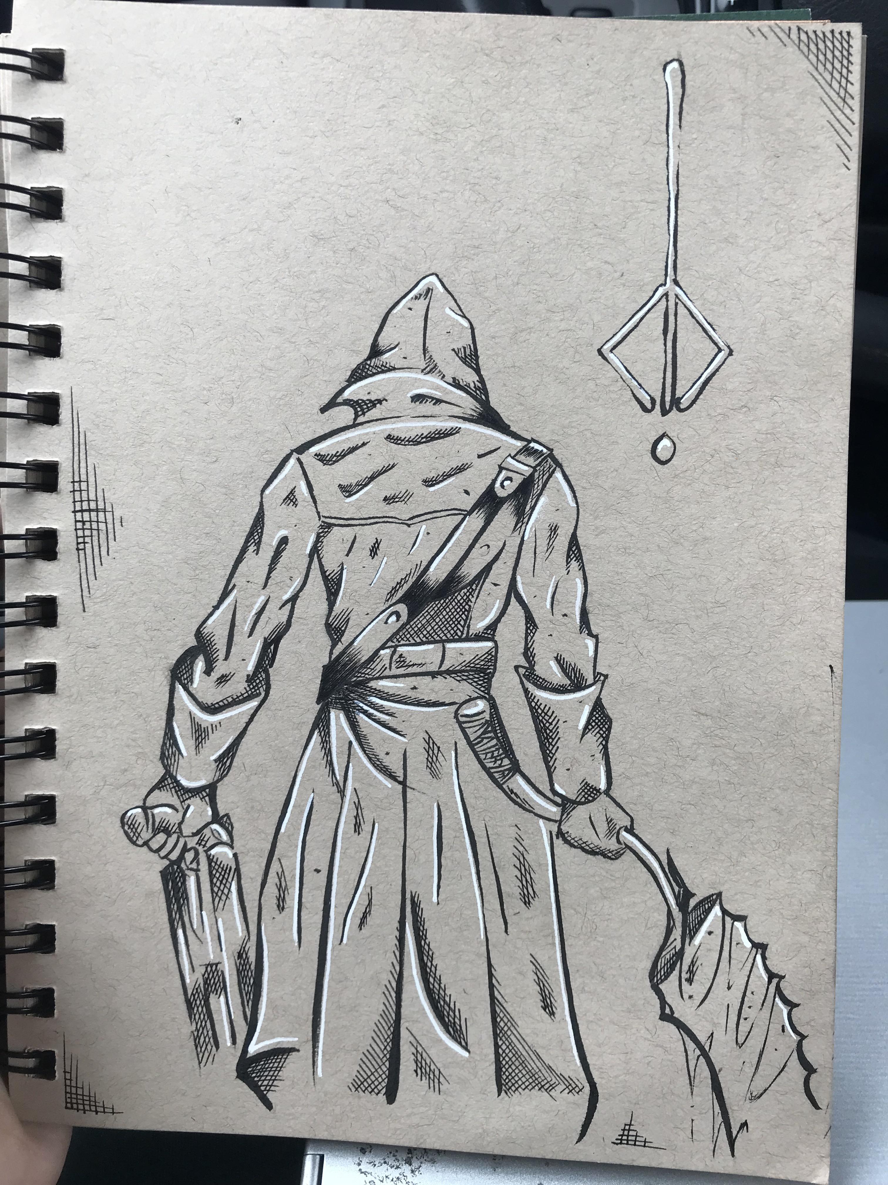 3024x4032 recently became addicted to using white gel pen on my drawings - Gel Pen Drawings