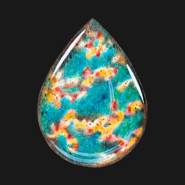 630x630 Bloodstone Crystal Gem - Gem Drawing