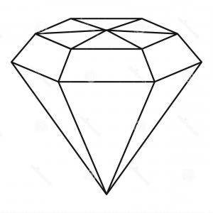 Gem Line Drawing At Paintingvalley.com 