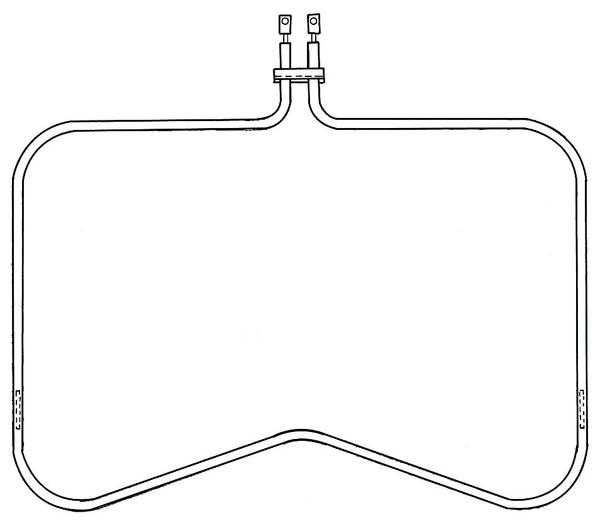 600x526 Whirlpool Roa W Gemline Replacement Rangeoven Bake - Gem Line Drawing