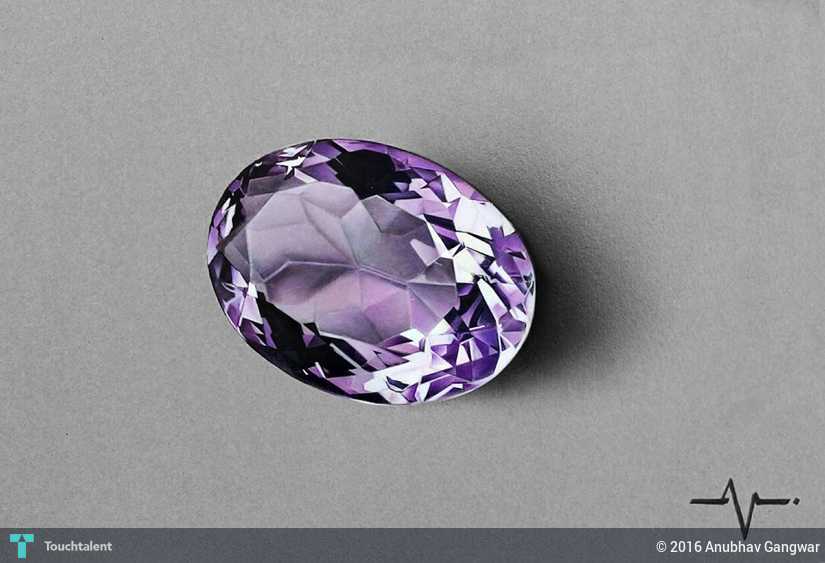825x563 realistic amethyst gemstone - Gemstone Drawing