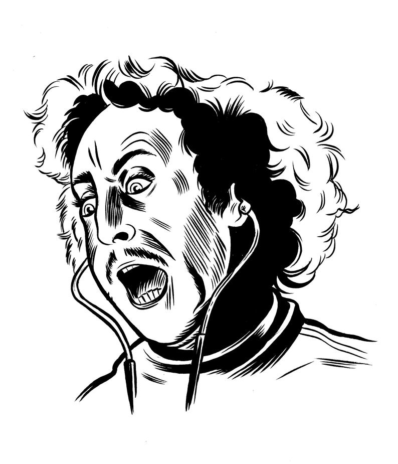 794x925 gene wilder as young frankenstein original pen and ink drawing etsy - Gene Drawing