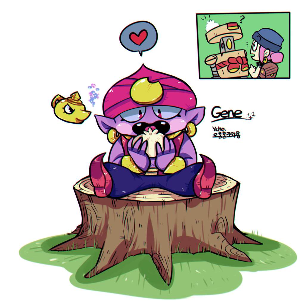 1024x1024 gene drawing brawl stars amino - Gene Drawing