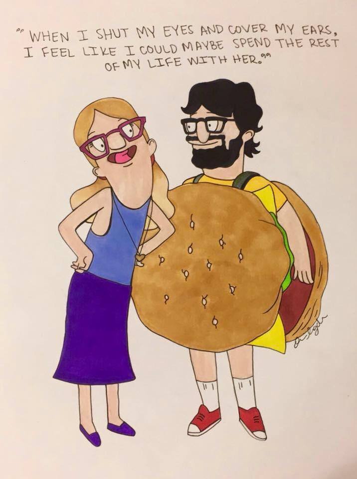 716x960 my girlfriend had this drawing of her and myself as gene - Gene Drawing