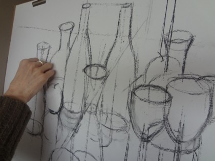 420x315 general drawing, charcoal on paper - General Drawing