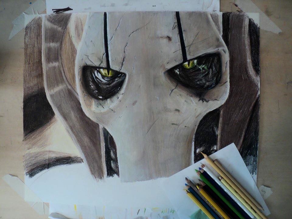960x720 Michael Alex Schabbing - General Grievous Drawing