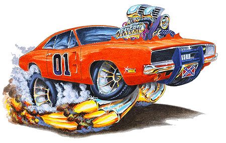 450x285 general lee car toons car, muscle cars, cars - General Lee Car Drawing