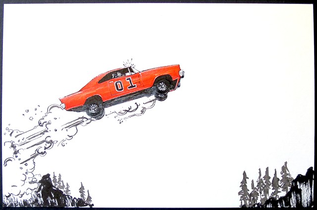640x424 ryan edwards - General Lee Car Drawing