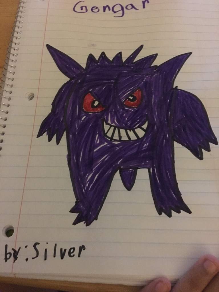 768x1024 Some Gengar Drawing I Did Amino - Gengar Drawing