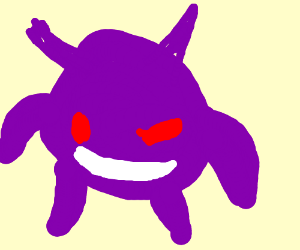 300x250 Draw A Gengar Drawing - Gengar Drawing