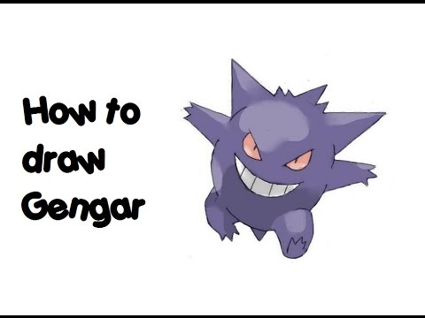 Gengar Drawing at PaintingValley.com | Explore collection of Gengar Drawing