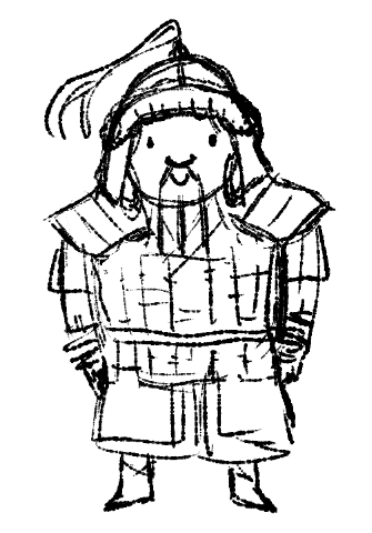 335x480 hark! a vagrant wee genghis khan - Genghis Khan Drawing