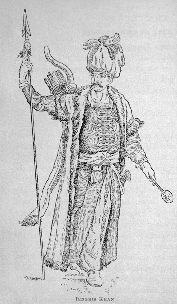 598x1024 portrait of genghis khan posters prints - Genghis Khan Drawing