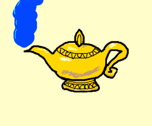 300x250 Genie Bottle From Aladdin Drawing - Genie Bottle Drawing