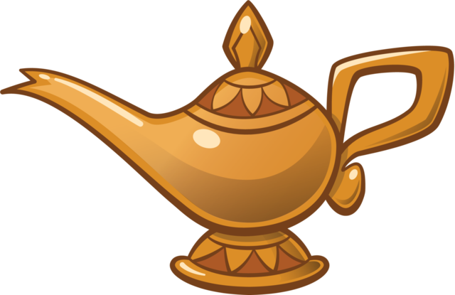 640x415 Drawing Storyboards Aladdin Transparent Png Clipart Free - Genie Lamp Drawing
