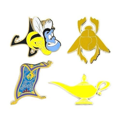 500x500 genie lamp pin set icons genie lamp magic carpet scarab genie - Genie Lamp Drawing