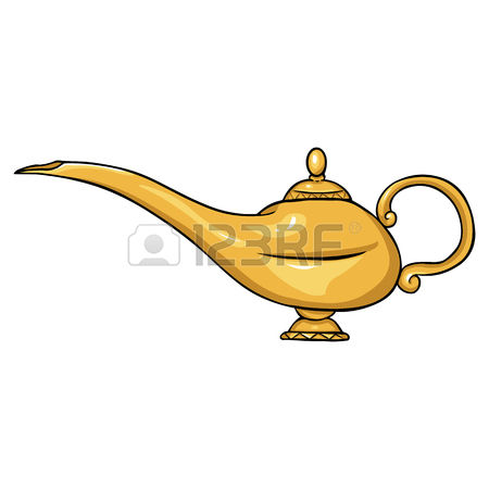 450x450 Genie Lamp Clipart Drawing Genie - Genie Lamp Drawing
