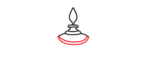 600x350 How To Draw A Genie Lamp - Genie Lamp Drawing