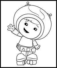 200x236 How To Draw Team Umizoomi Cartoon Characters Drawing Tutorials - Geo Drawing