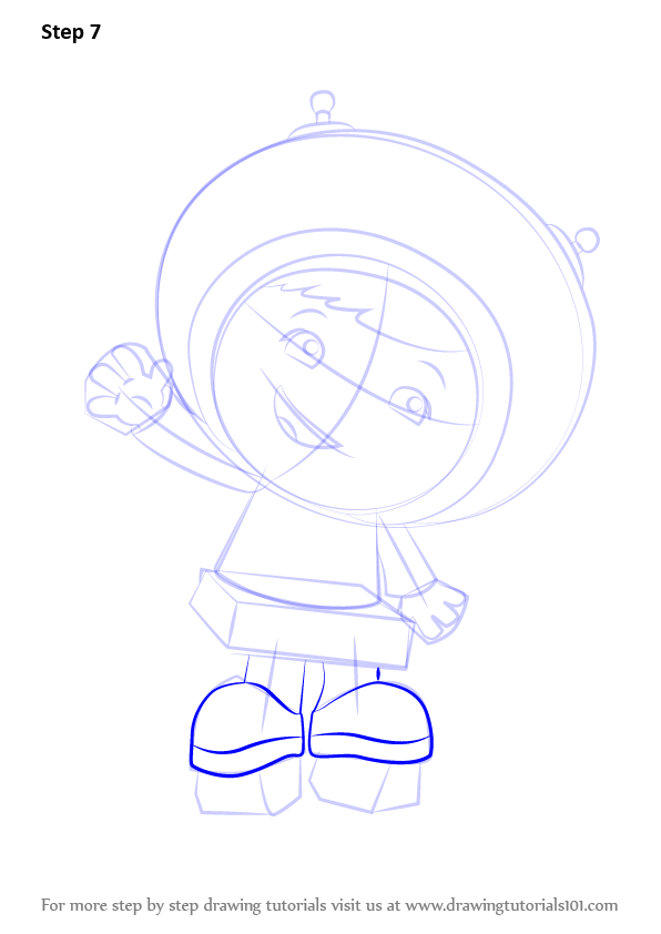 596x842 Learn How To Draw Geo From Team Umizoomi - Geo Drawing