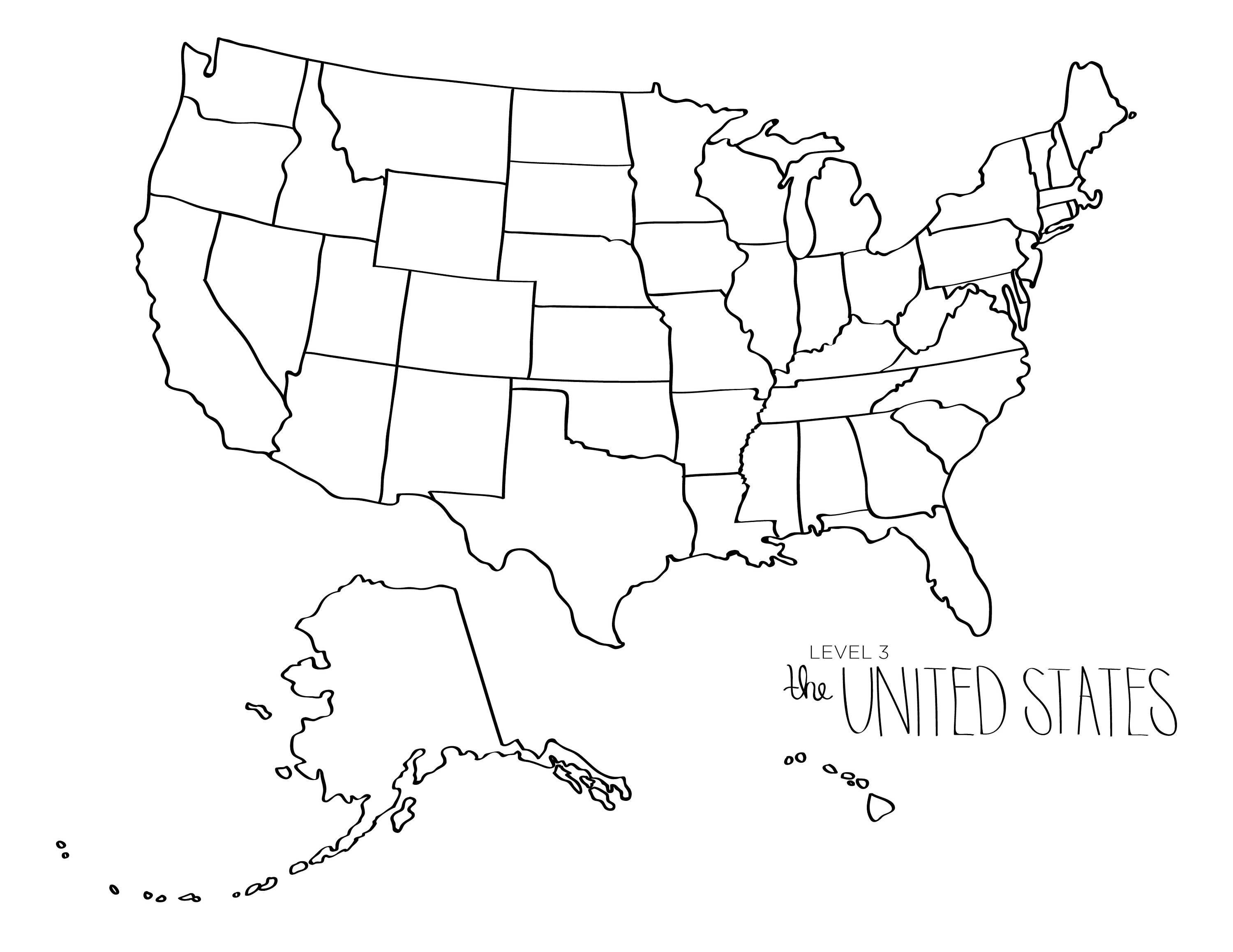 3000x2318 simple us geography questions archives - Geography Drawing