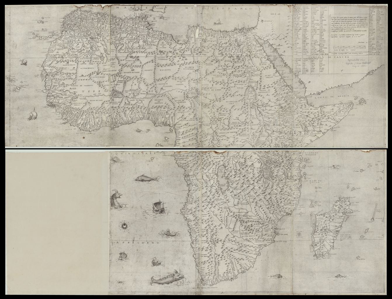 1342x1024 the drawing of the modern geography of the whole africa - Geography Drawing