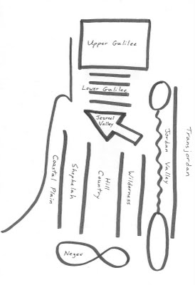 274x400 biblical geography drawing a map of the holy land fr stephen smuts - Geography Drawing