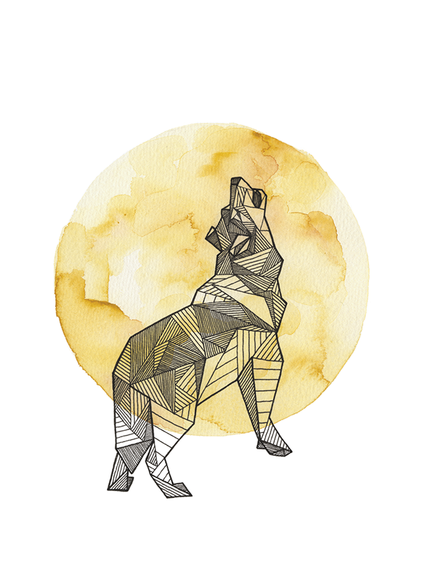 600x800 Geometric Animals On Behance - Geometric Animal Drawing