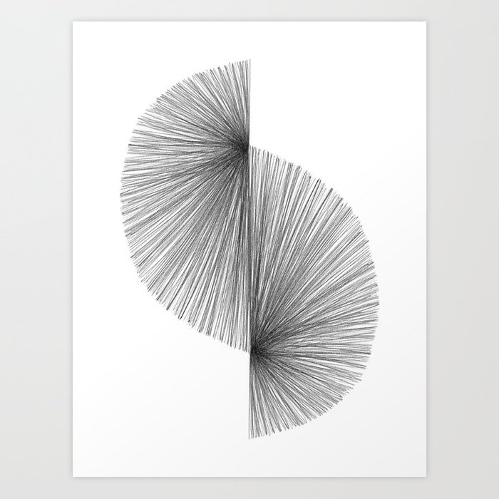 700x700 mid century modern geometric abstract s shape line drawing pattern - Geometric Drawing