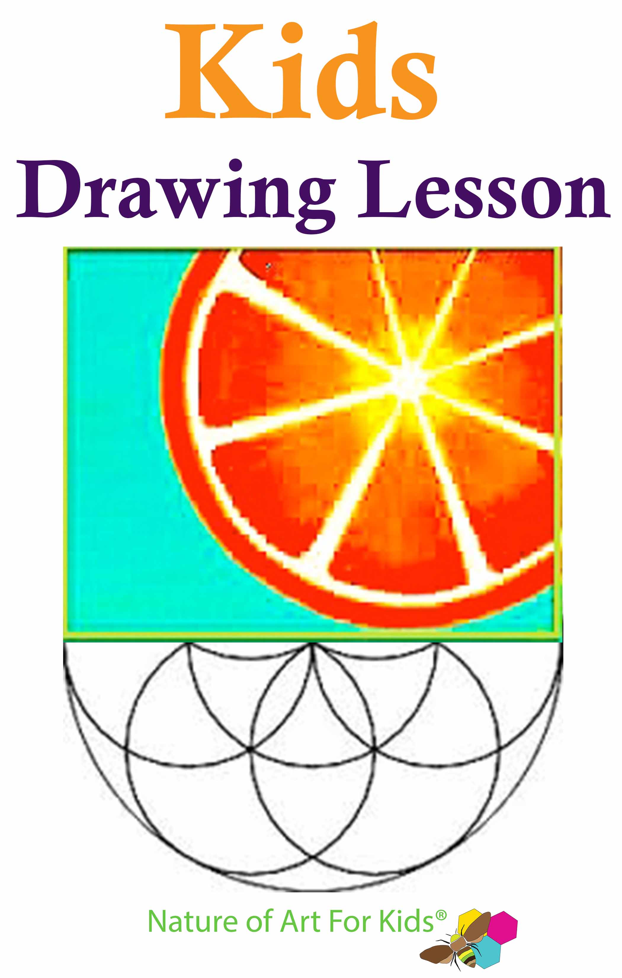 2100x3300 Kids Geometric Symmetry Fruit Drawing Lesson - Geometric Drawing For Kids