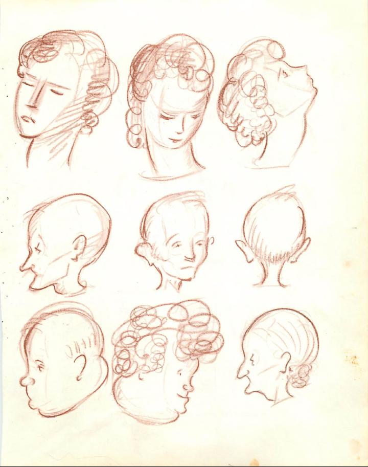 720x913 How To Draw The Human Figure Drawing Body, Head, Facial Features - Geometric Face Drawing