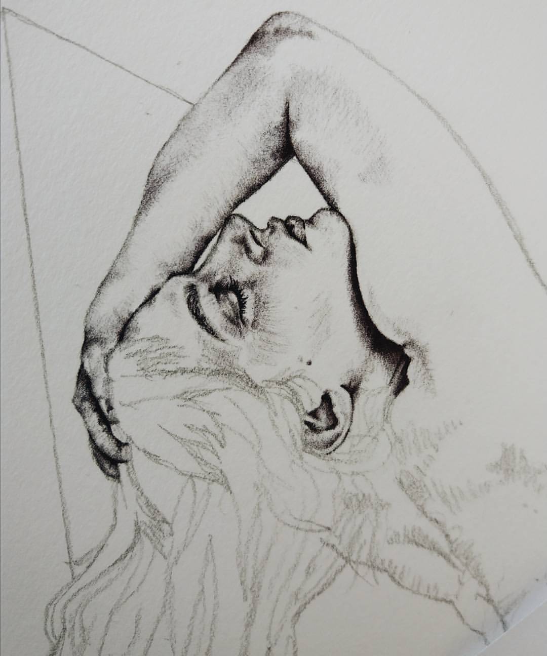 1080x1296 Kathleen Sawyer This Is The Idea I Jotted Down When - Geometric Face Drawing