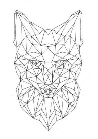 337x480 Dessin Coloriage Cheval Au Galop A Colorier Grafic - Geometric Face Drawing