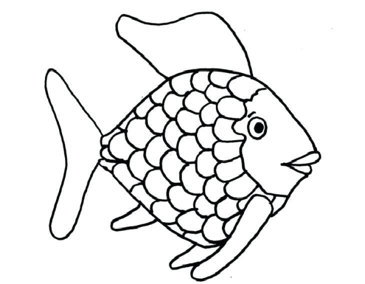 730x569 Coloring Pages For Kids Animals To Print Online Geometric Fish - Geometric Fish Drawing