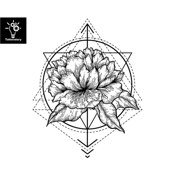 Geometric Flower Drawing At Paintingvalley Com Explore Collection Of Geometric Flower Drawing