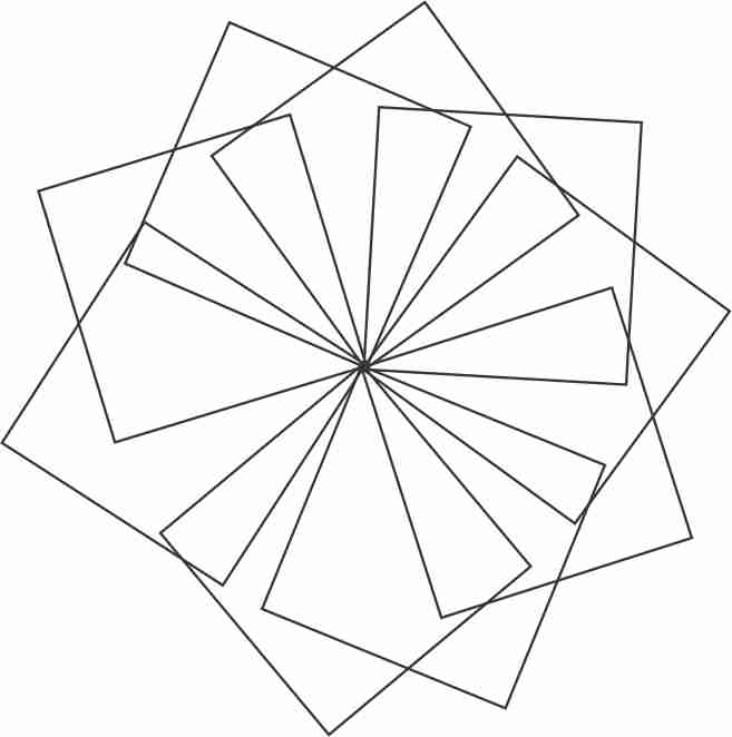 657x662 Creating Flower With Geometric Shapes - Geometric Flower Drawing