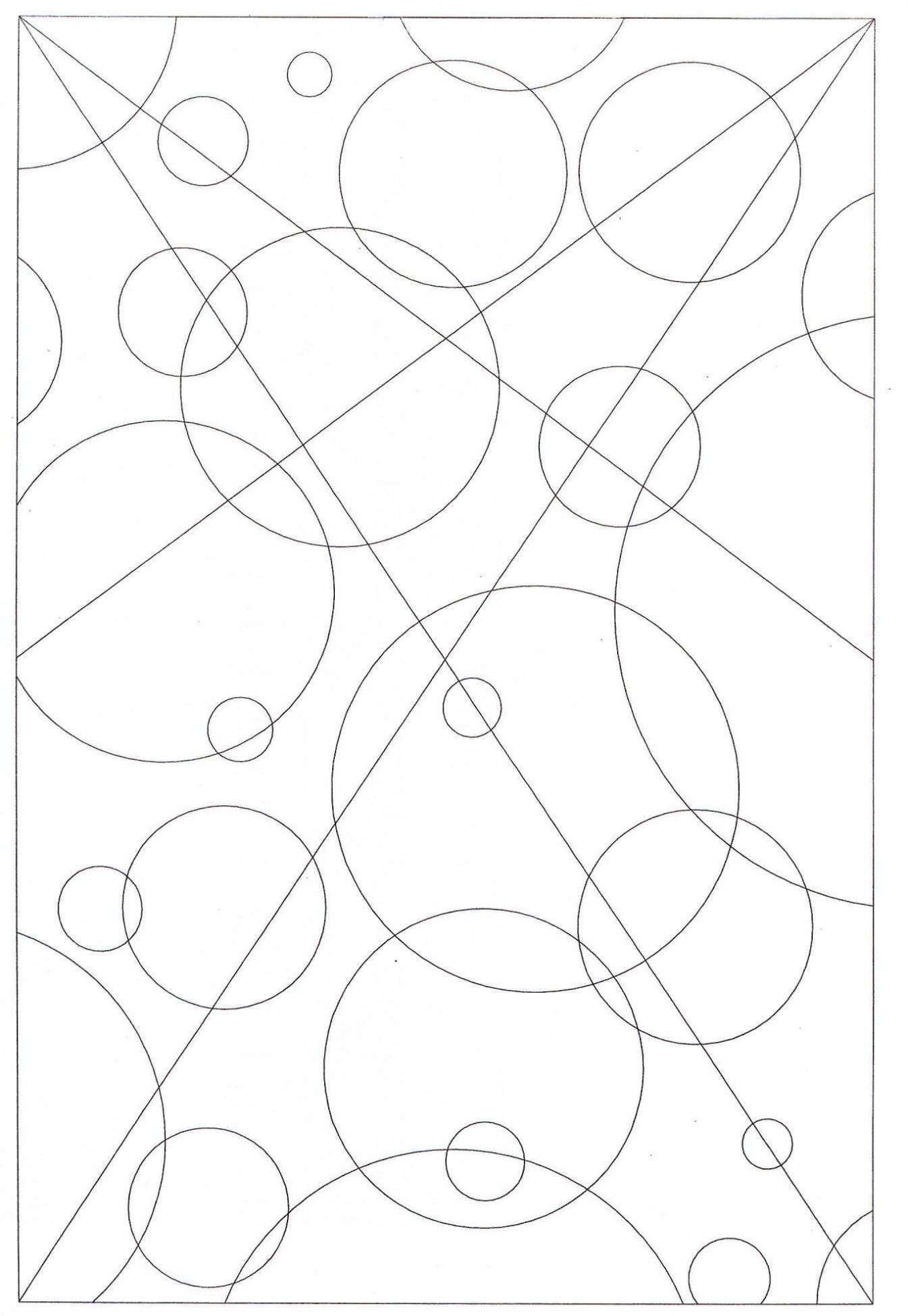 1345x1950 Cool Printable Geometric Line Drawings Beautiful Creations - Geometric Line Drawing