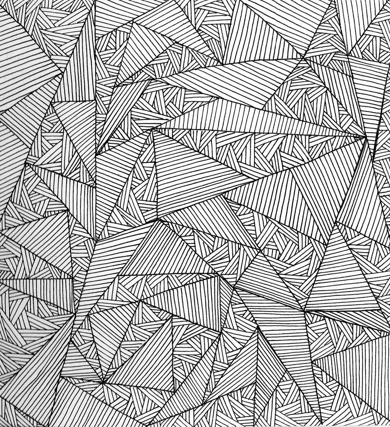1280x1400 Geometric Pattern - Geometric Patterns Drawing