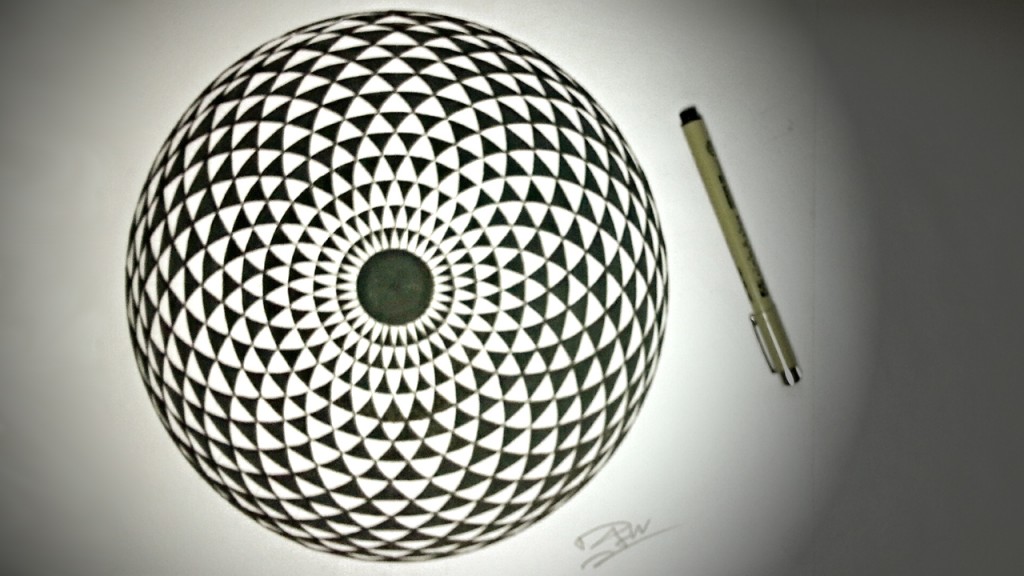 1024x576 How To Draw Hypnotic Eye Mandala - Geometric Patterns Drawing