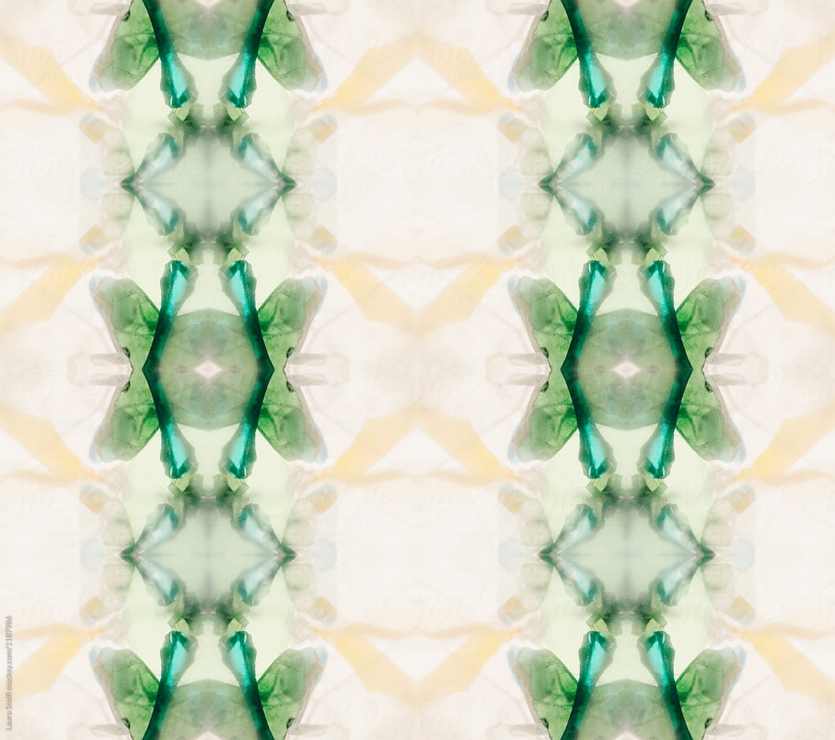 1200x1064 green geometrical drawing made - Geometrical Drawing