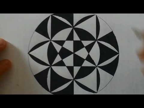 480x360 The Art Of Drawing Circles - Geometrical Shapes Drawing