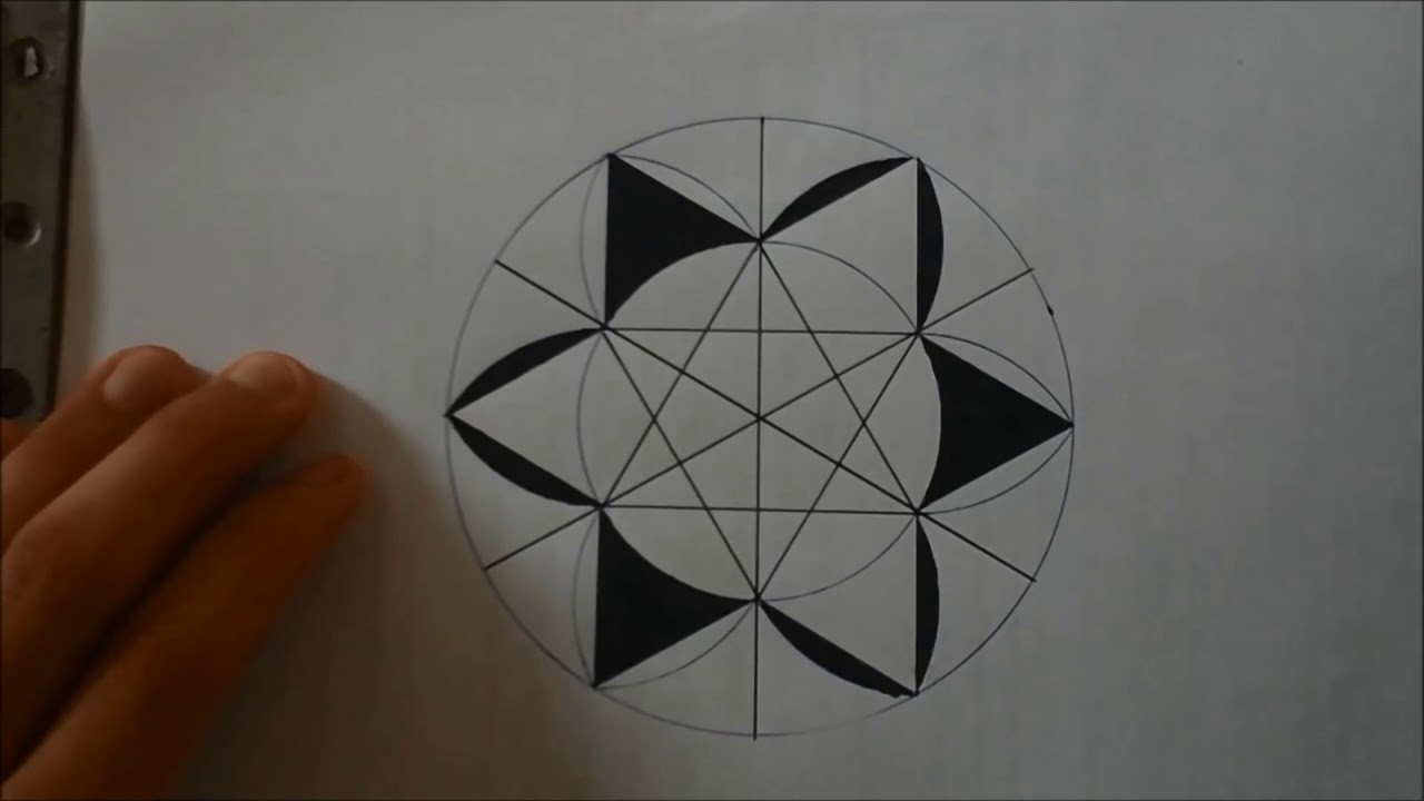 1280x720 the art of drawing circles geometrical shapes in tutorial - Geometrical Shapes Drawing